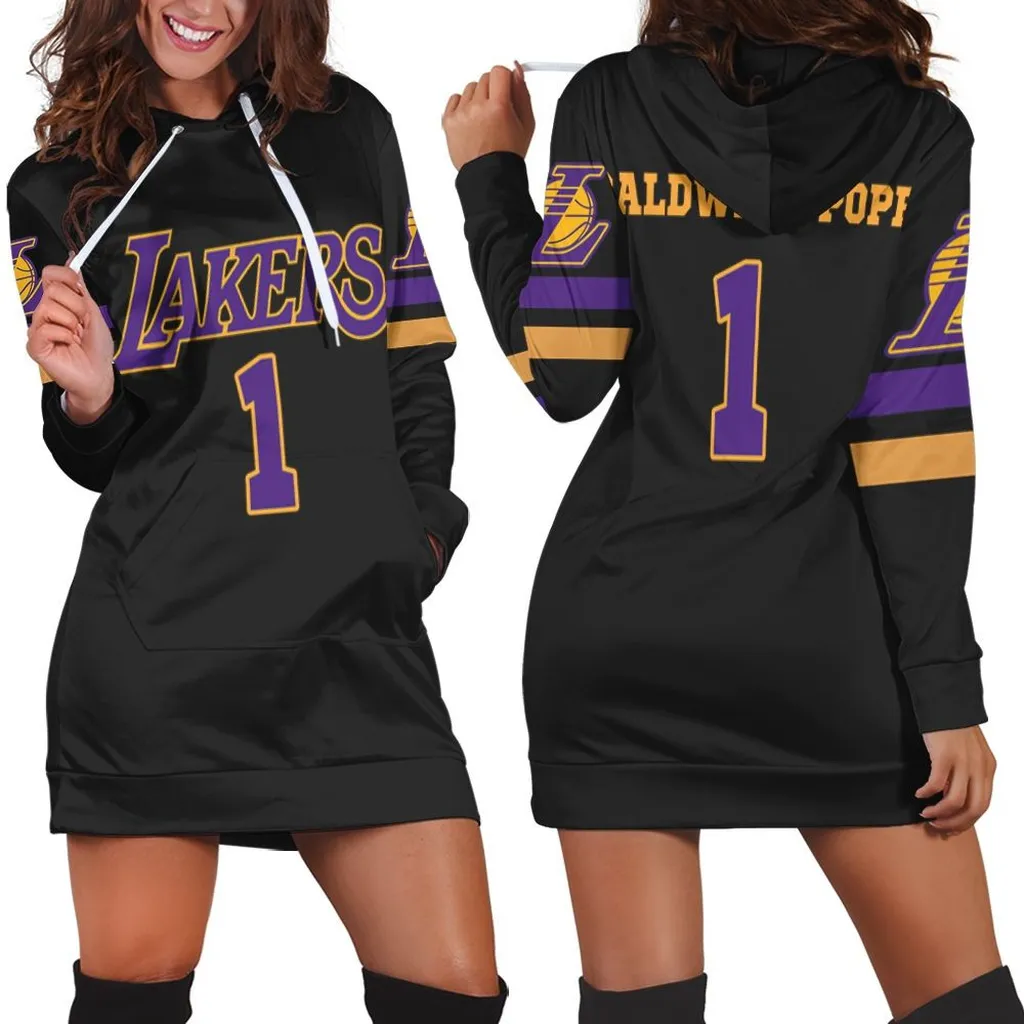 01 Kentavious Caldwell Pope Lakers Jersey Inspired Style Hoodie Dress, Sweater Dress, Sweatshirt Dress