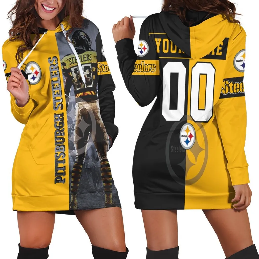 13 James Washington Pittsburgh Steelers Legend 2020 NFL Season Personalized Hoodie Dress