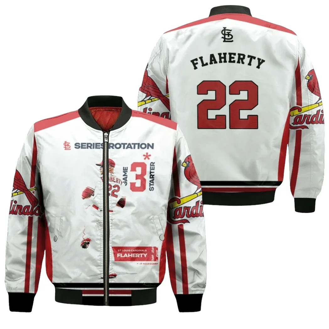 22 Flaherty St Louis Cardinals Bomber Jacket for Men Women