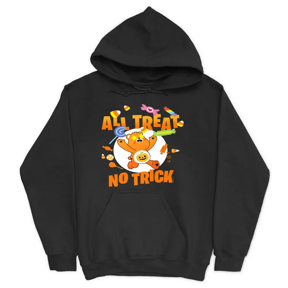 Care Bears Halloween Trick-or-Sweet Bear All Treat No Trick Hoodie - Black