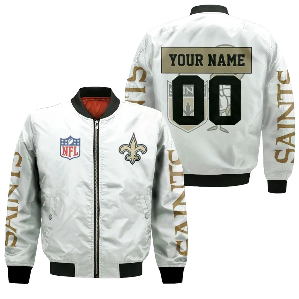 New Orleans Saints Nfl Bomber Jacket 3d Personalized Bomber Jacket for Men Women