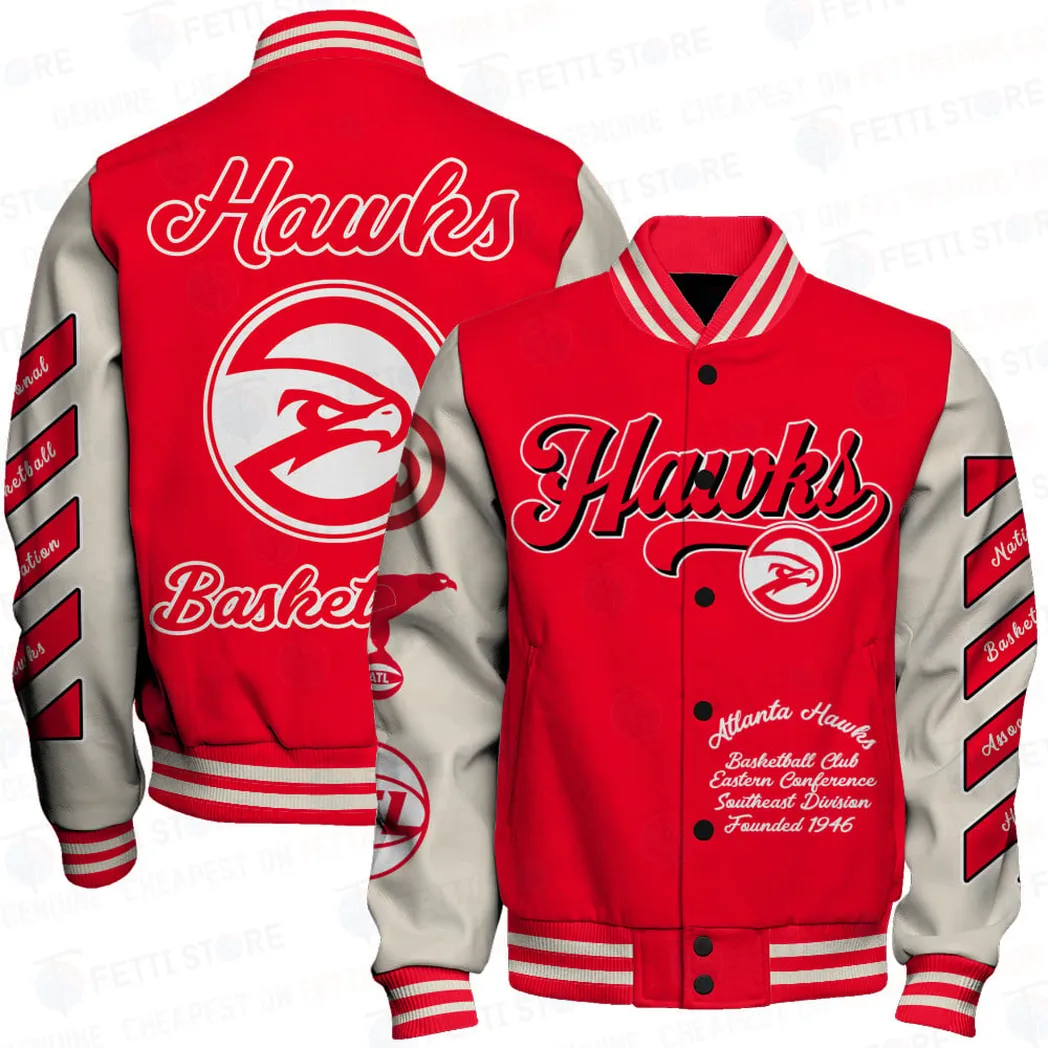 Atlanta Hawks Jacket NBA09192024919, NBA Sports All Over Print Jacket