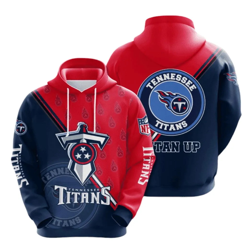 Nfl Tennessee Titans Nfl 3D All Over Print Hoodie