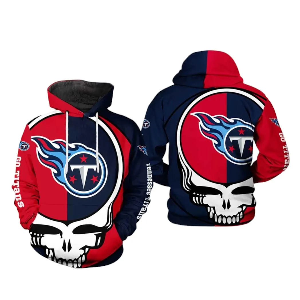 Nfl Tennessee Titans Nfl Grateful Dead 3D All Over Print Hoodie