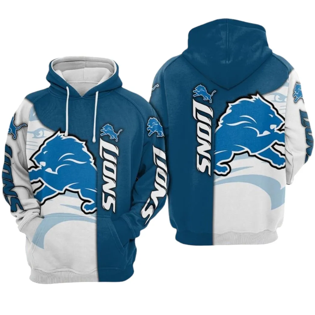 Nfl Texas Am Commerce Lions Nfl Football Blue 3D All Over Print Hoodie