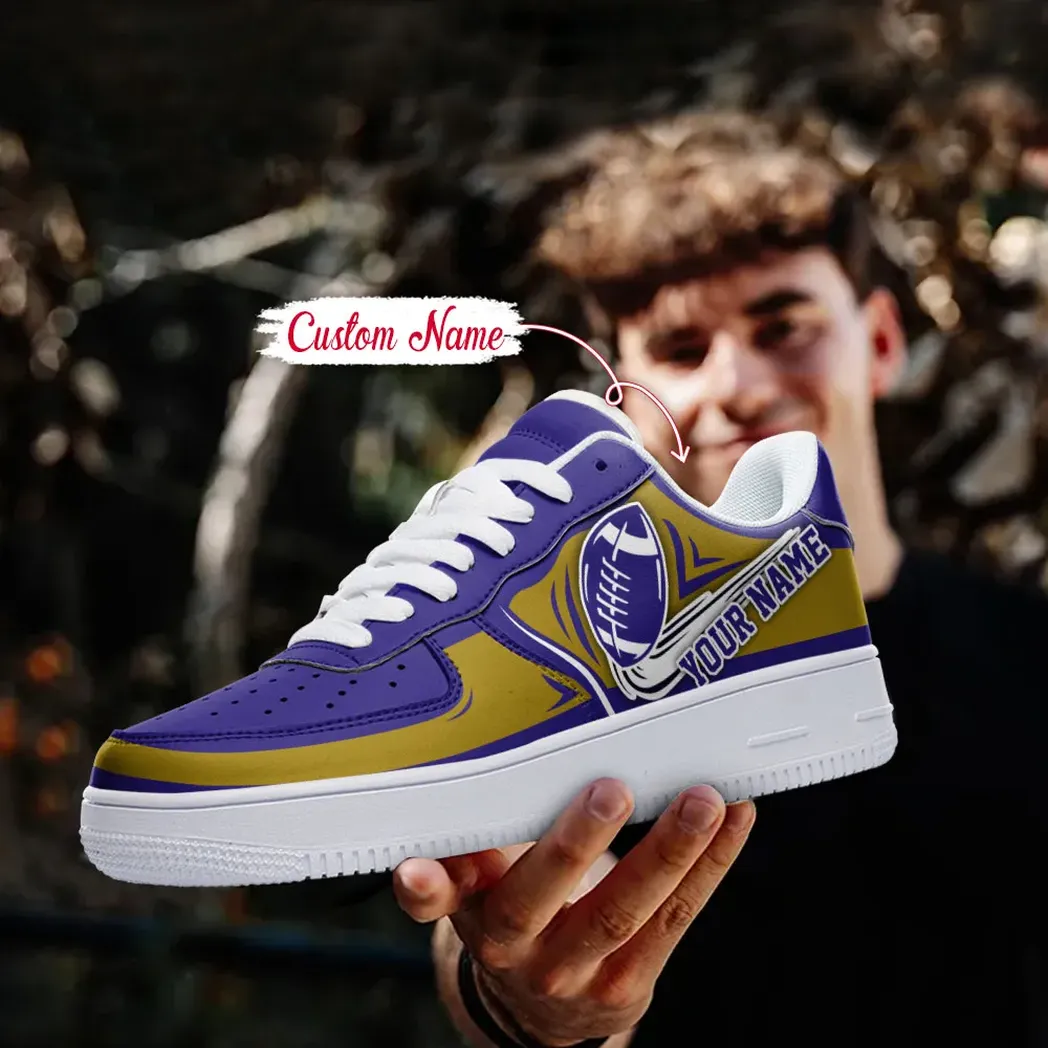 Baltimore Ravens NFL Air Low-Top Sneakers Shoes For Men And Women