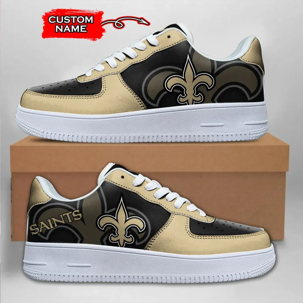 New Orleans Saints NFL Air Low-Top Sneakers Shoes For Men And Women